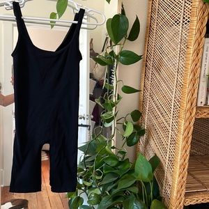 Free people intimately biker shorts onesie